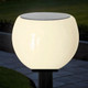 Solar Sphere Post Top Warm White 200lm IP67 Solar Sphere Post Top Warm White 200lm IP67